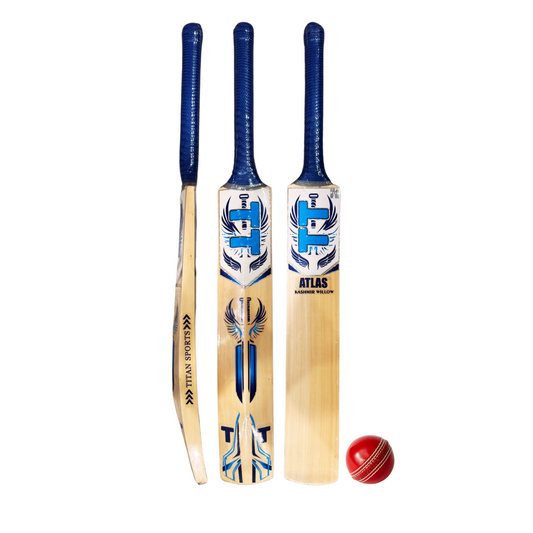 Grade 1 Kashmir willow cricket bat with straight grains and professional finish