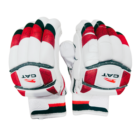 Pro cricket batting gloves with fiber inserts and multi-flex fingers